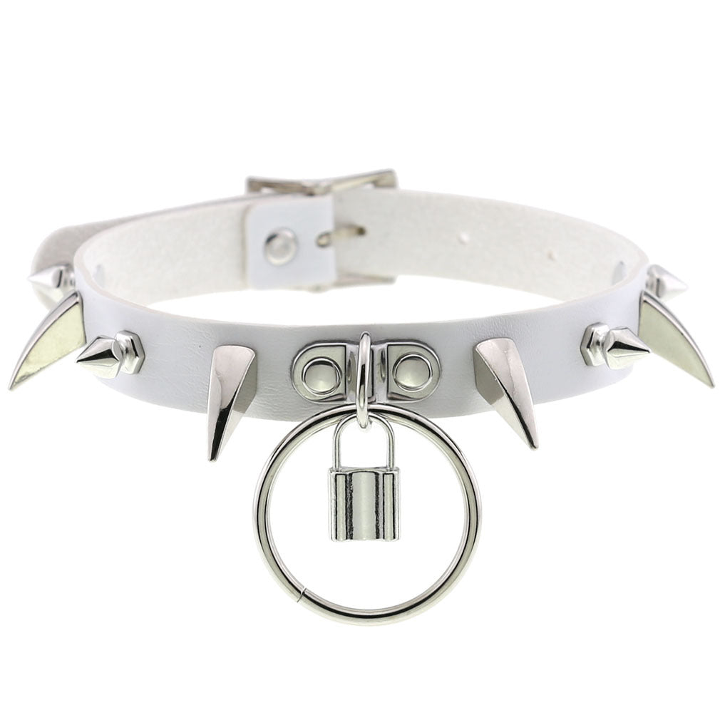 Collier à rivets en corne de cuir, colliers suspendus de personnalité