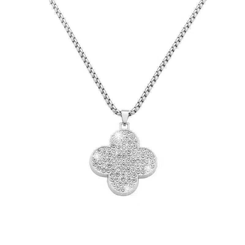 Four-leaf Clover Pendant Light Luxury Personalized Long Necklaces
