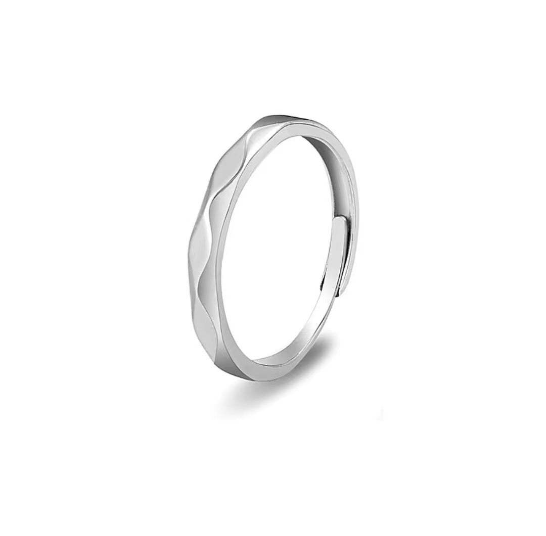 Damen & Herren & Sterling Silber Schmetterlings-Paar-Design-Ringe