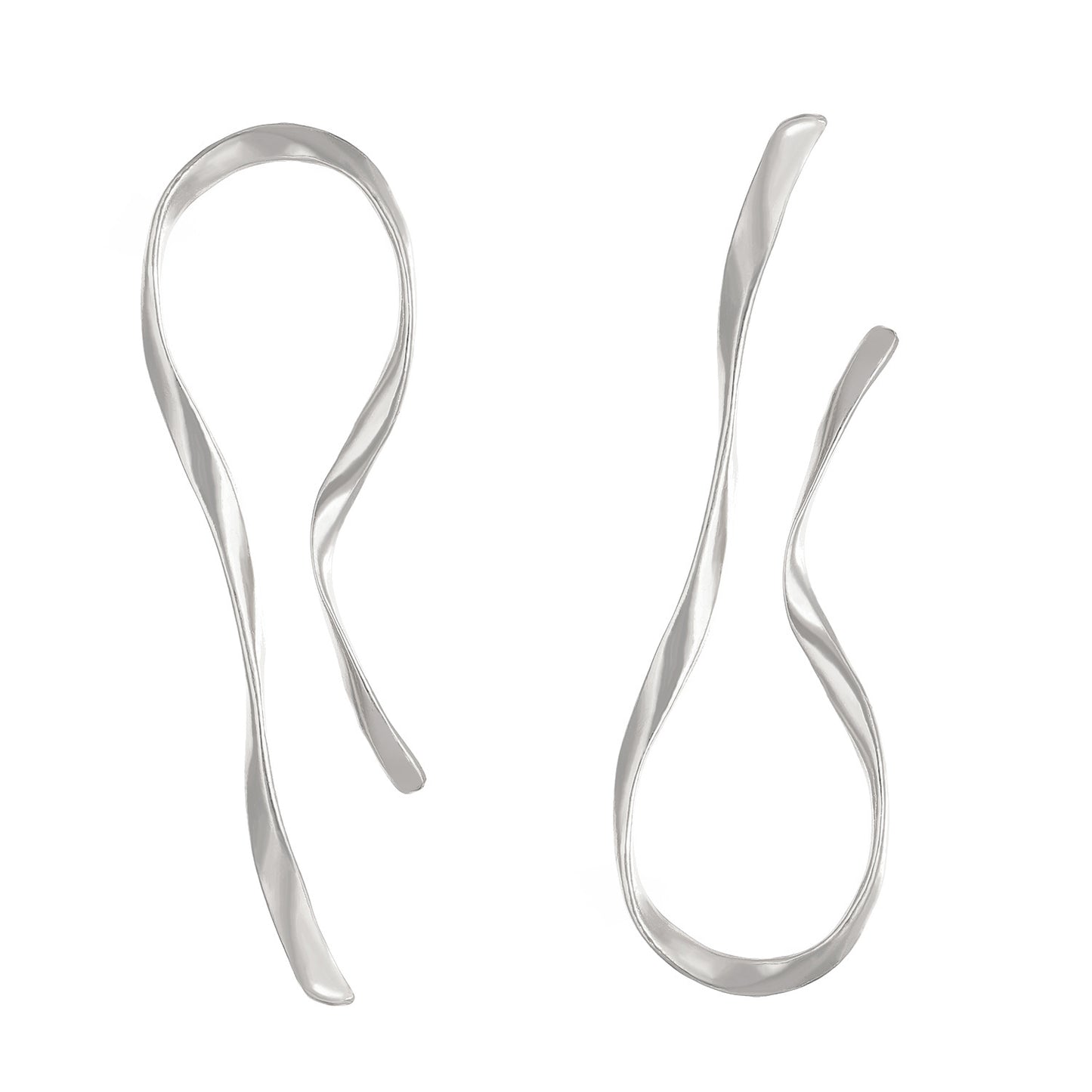 Women's Simplicity And Exaggeration Asymmetric Line Shaped Earrings