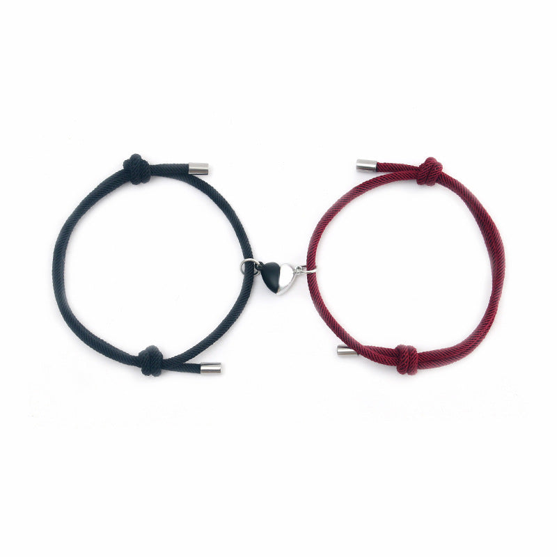 Damen & Herren & Liebesmagnet-Paarpaar und Armbänder