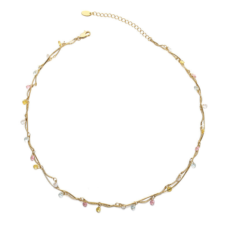 French Style Retro Exquisite Affordable Luxury Line Winding Necklaces