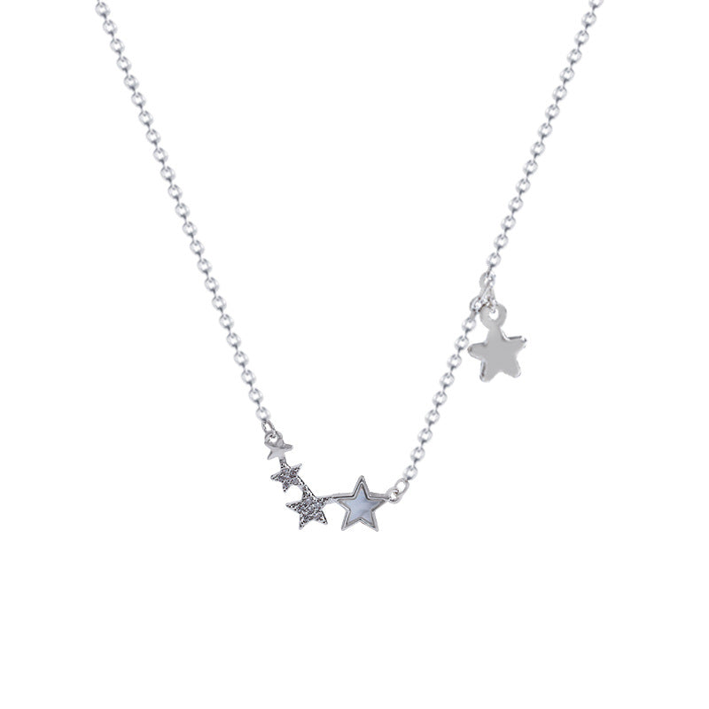 Colliers de clavicule de conception minoritaire de luxe léger pour femmes