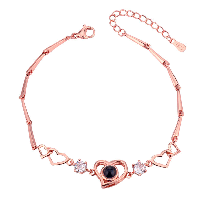 Crooked Projection Female Personalisiertes Nischendesign Hundert Armbänder