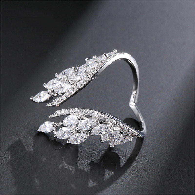 Creative Angel Wings Open Female Exquisite Rings