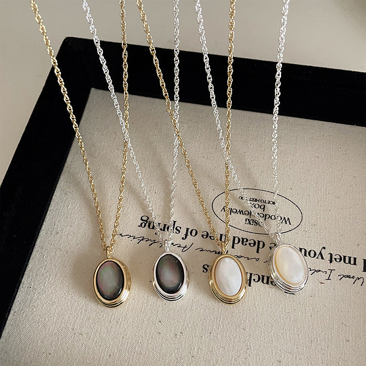 Metal Pendant Female Design Sense Niche Retro Necklaces