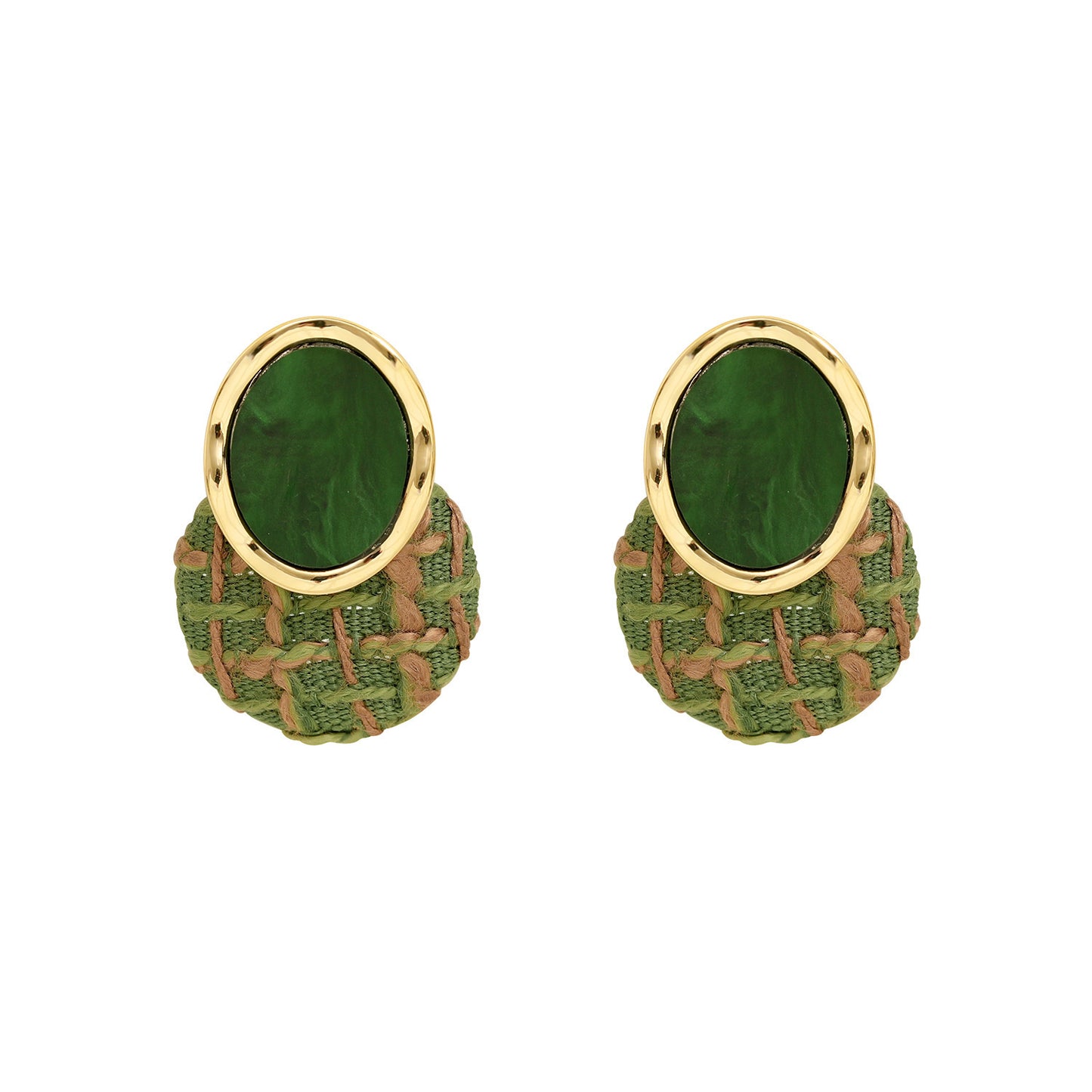 Women's Style Fashion Personalized High-grade Ear Fabric Earrings