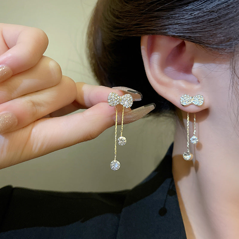 Damen-Ohrringe „One Style For Bow“ mit temperamentvoller Minderheit