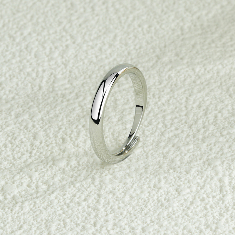 Aperture Couple Fashion Index Finger Minimalist Simple Rings