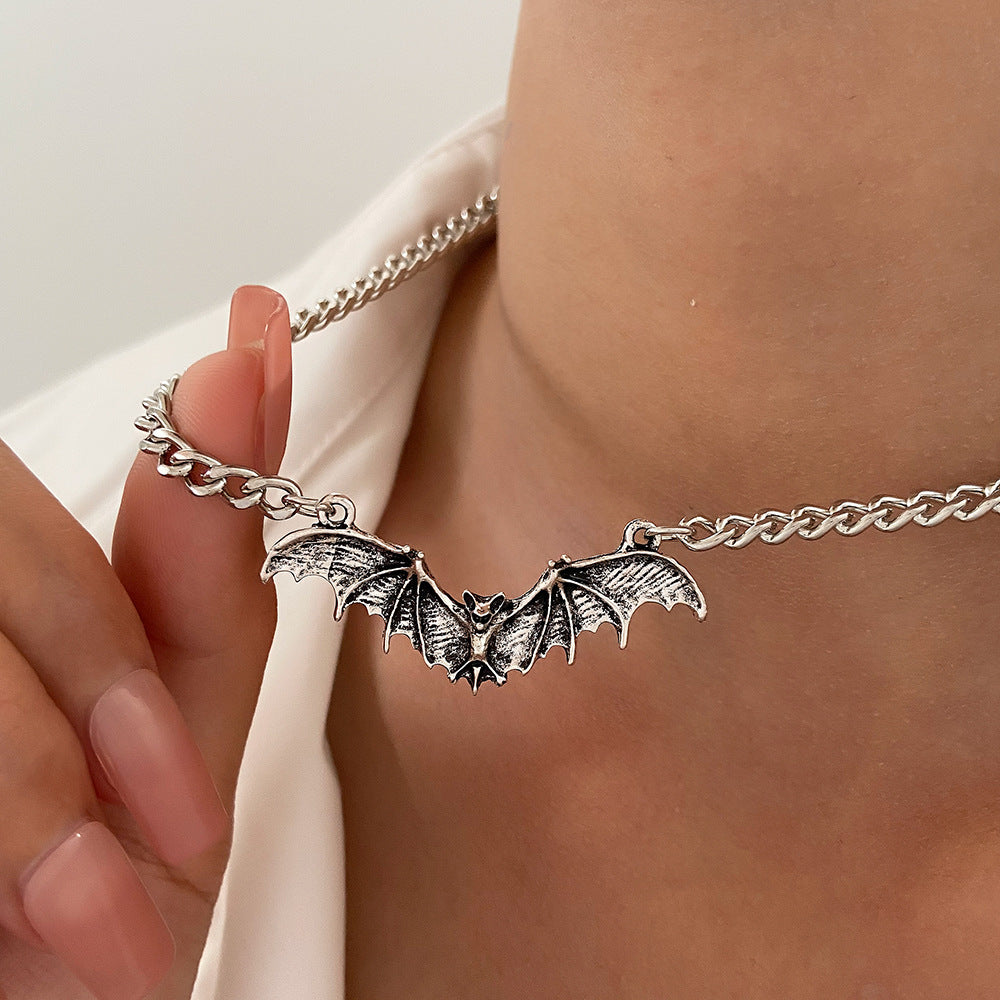 Halloween Exaggerated Hip Hop Clavicle Chain Necklaces