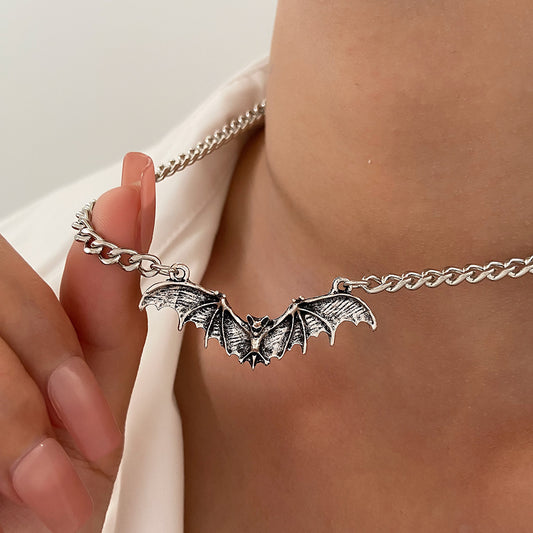 Halloween Exaggerated Hip Hop Clavicle Chain Necklaces