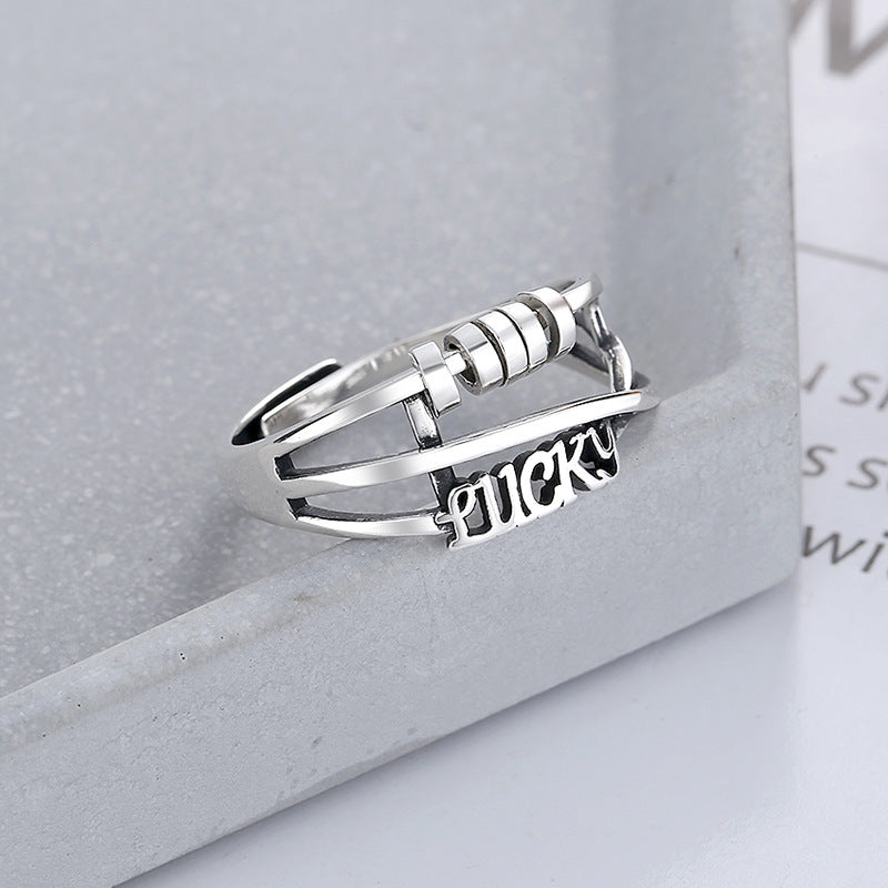 Sier Korean Style Lucky Fashion Elegant Rings