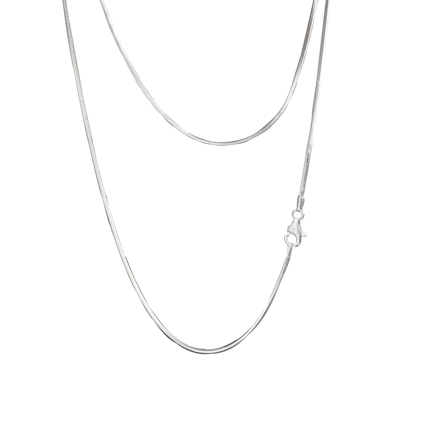 Women's Stacked Long Snake Bone Sweater Chain Necklaces