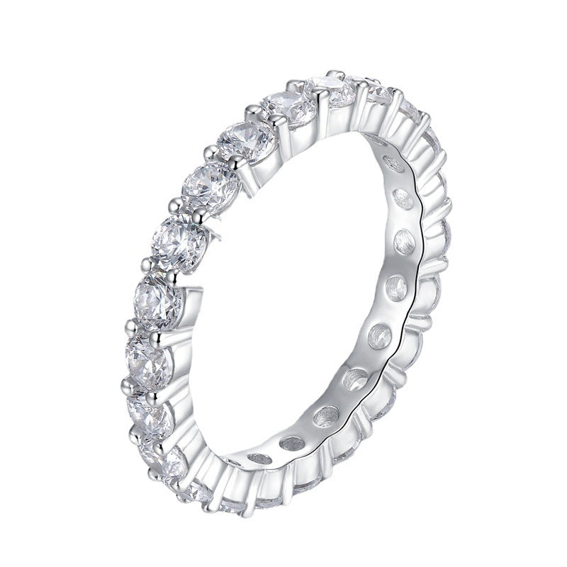 Women's Row Diamond Fashion And Gift Rings