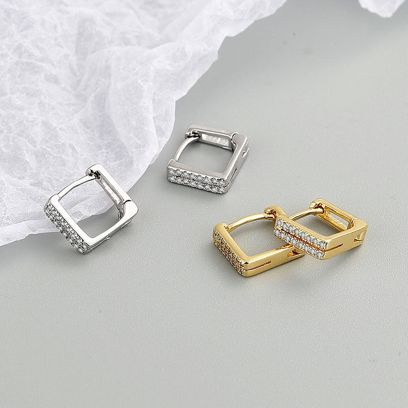 Women's Trendy Elegant Simple Summer Fashion Square Earrings