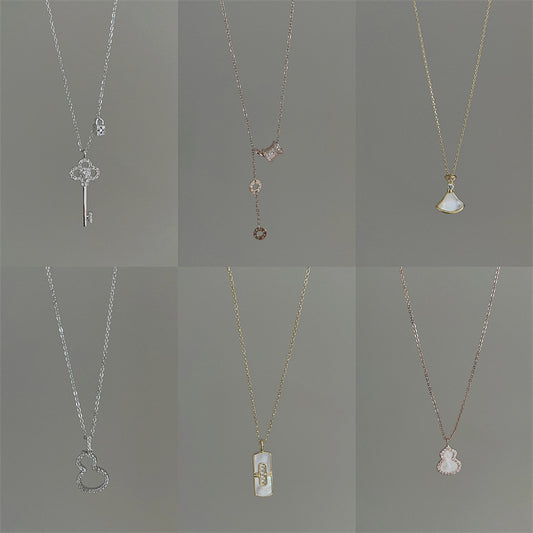 Colliers de tempérament de luxe pour femmes, de haute qualité, au design de niche