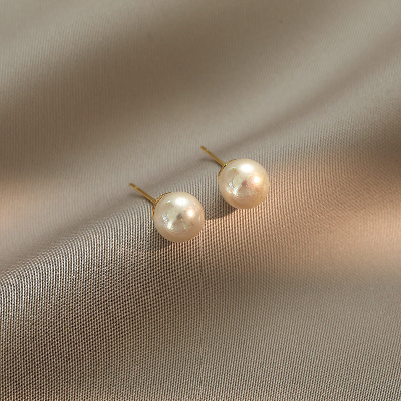Women's Needle Pearl French Entry Lux Advanced Niche Earrings