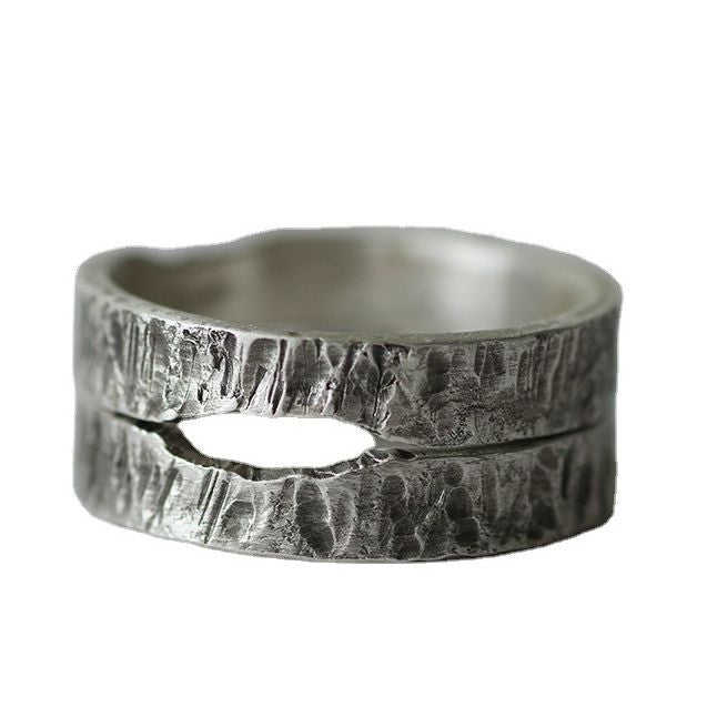 Mark Couple Thai Sier Female Male Pair Handmade Rings