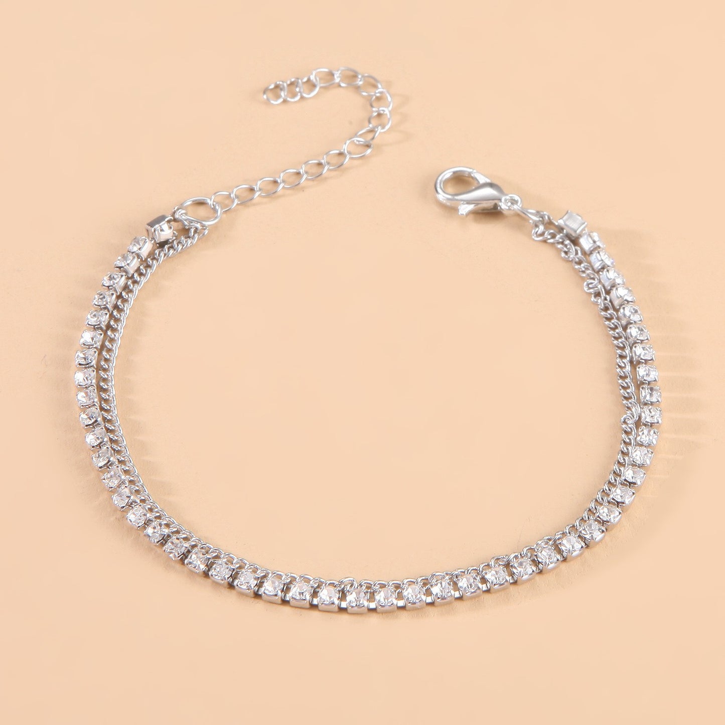 Einfache weibliche kalte Art-Freundinnen-Schmuck-volle Armbänder
