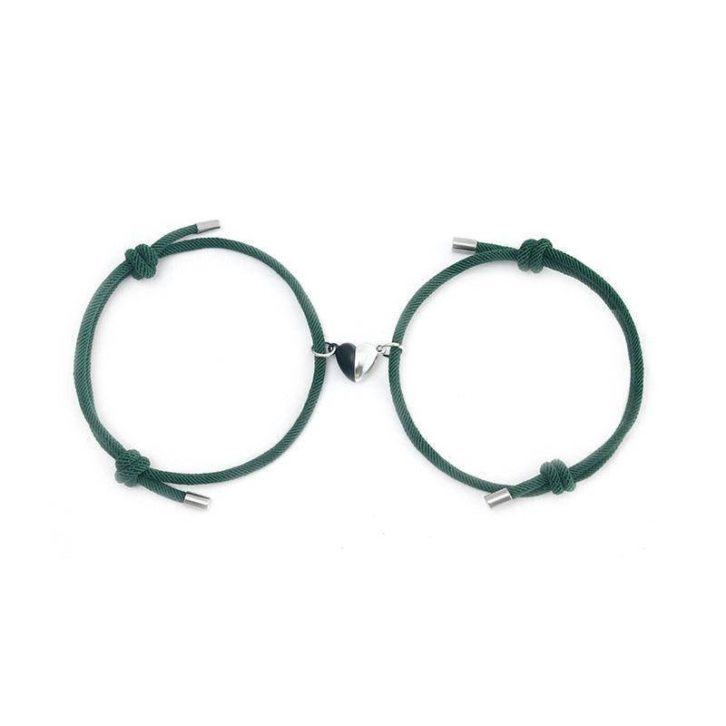 Damen & Herren & Liebesmagnet-Paarpaar und Armbänder