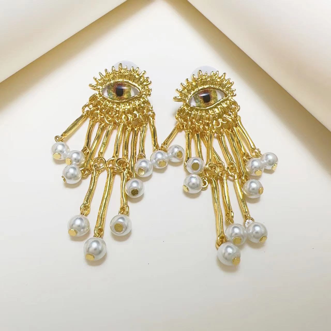 Women's Tassel Pearl For Design Retro Style Earrings