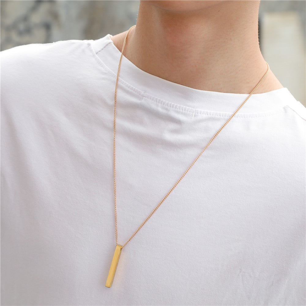 Colliers géométriques hip hop sauvages de tempérament de style froid