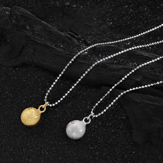 Women's Bubble Beads Minimalist Cold Style Fashion Personality Couple High-grade Necklaces