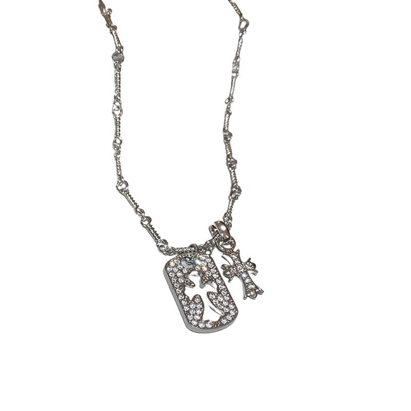 Conception de colliers de chaîne de clavicule de style froid en métal