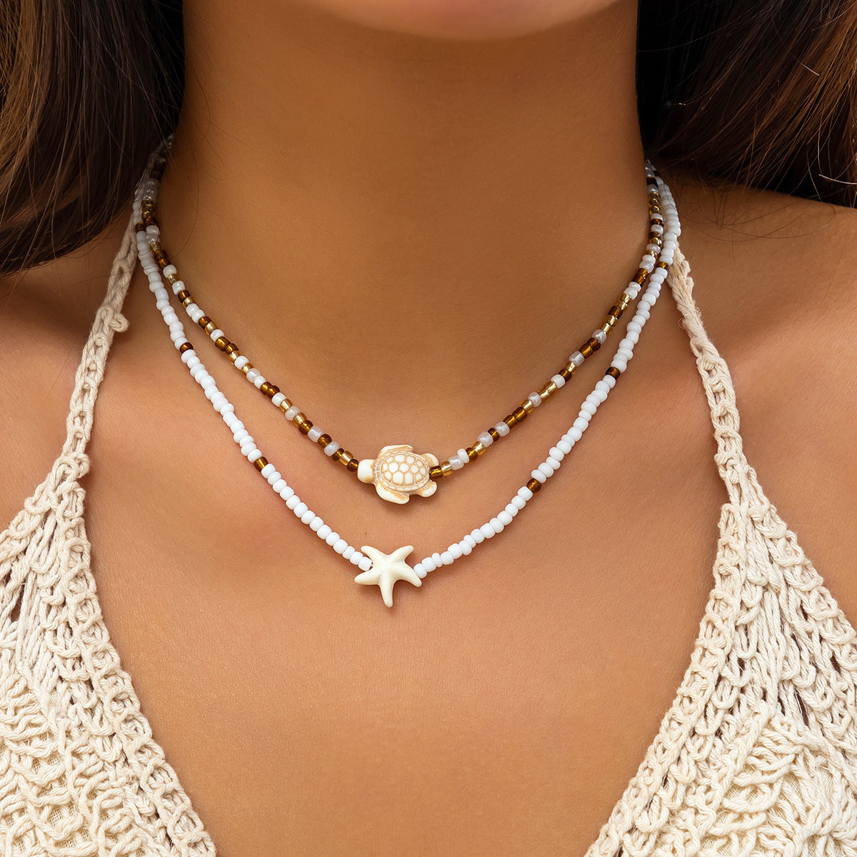 Bead Beach Marine Accessories Wild Starfish Necklaces