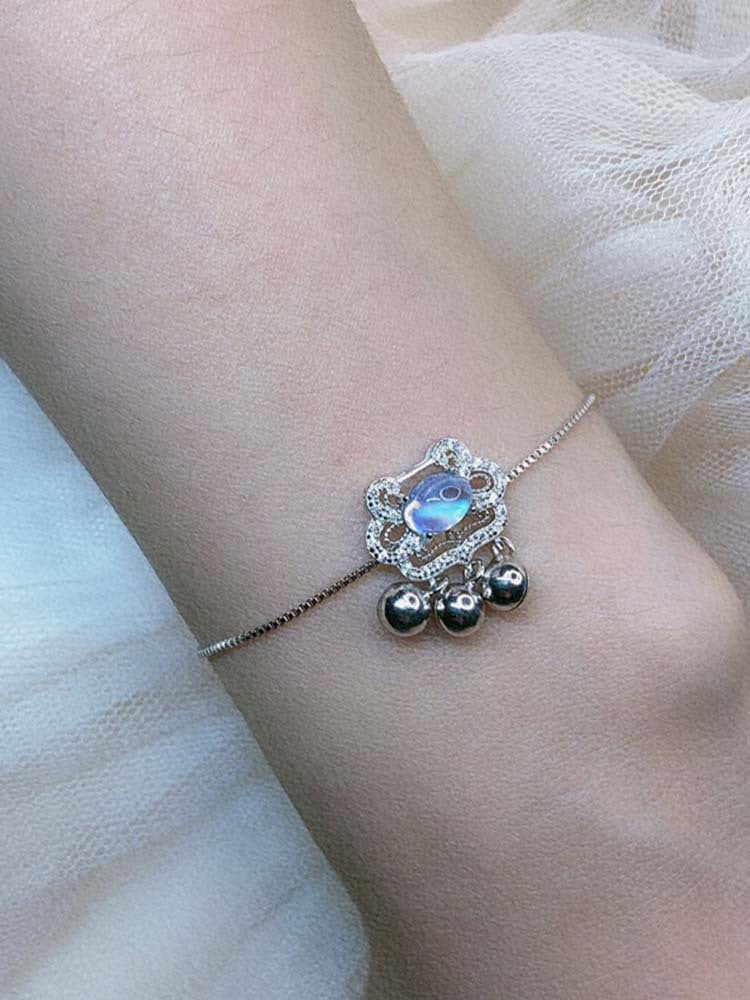 Sicherheitsverschluss für langlebige Mondstein-Armbänder