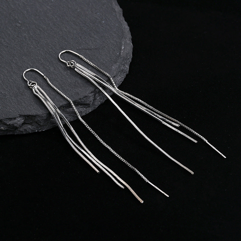 Women's Round Face Hanging Long U-shaped Fashion Earrings