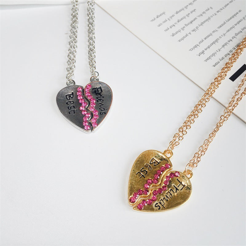 Amour anglais pendentif alliage mode bons colliers