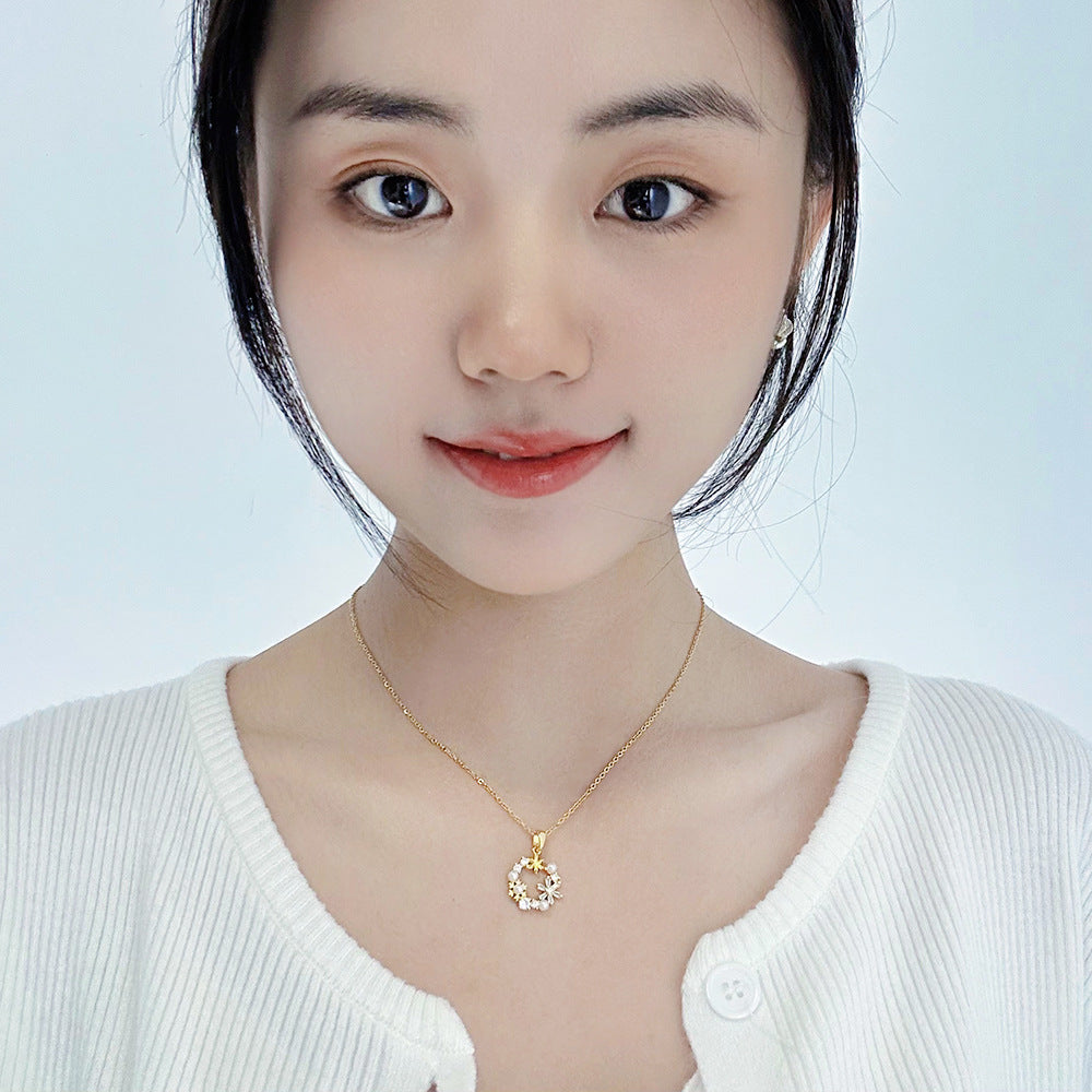 Guirlande de perles pour femmes, colliers de luxe légers de haute qualité