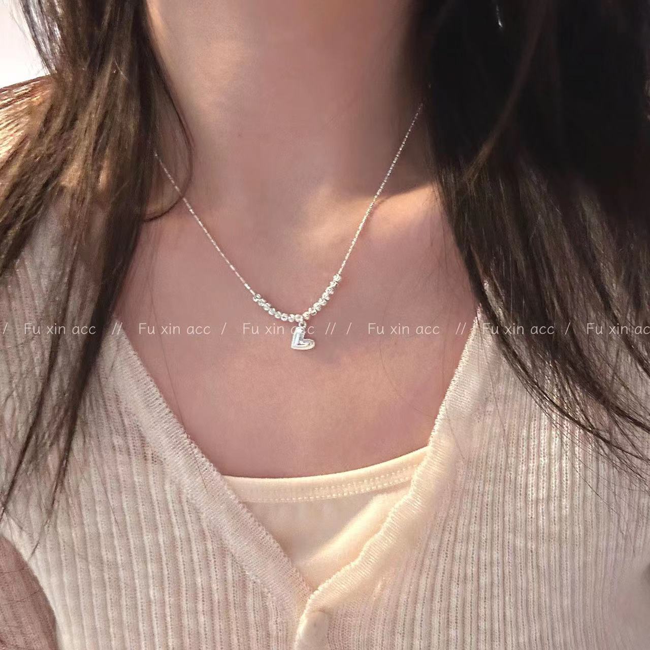 Women's Pendant Affordable Luxury Style Niche Design Clavicle Chain Girlfriends Necklaces