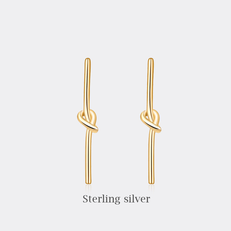 Female Simple Graceful Metal Quality Street Earrings