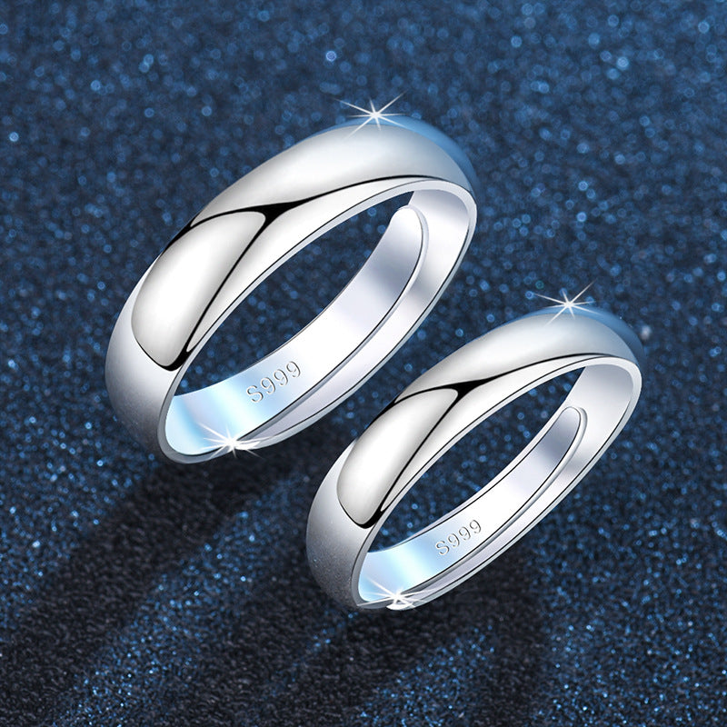 Damen & Herren & Style Simple Love Wedding Lovers Ringe