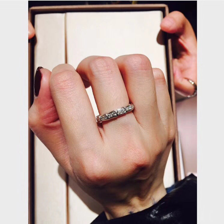 Design Snake Bone Rose Gold Plated Sterling Rings