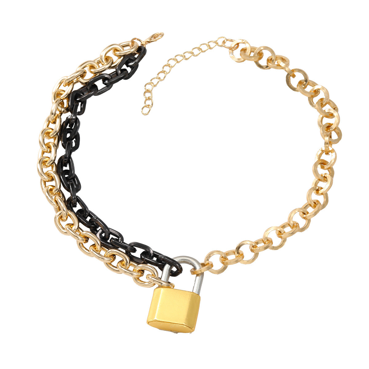 Colliers à pendentif punk tendance féminine exagérée en alliage