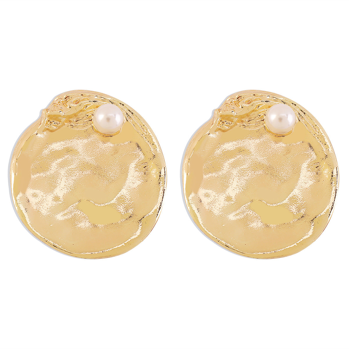 Women's Retro Round Sexy Exaggerated Geometry Metallic Necklaces