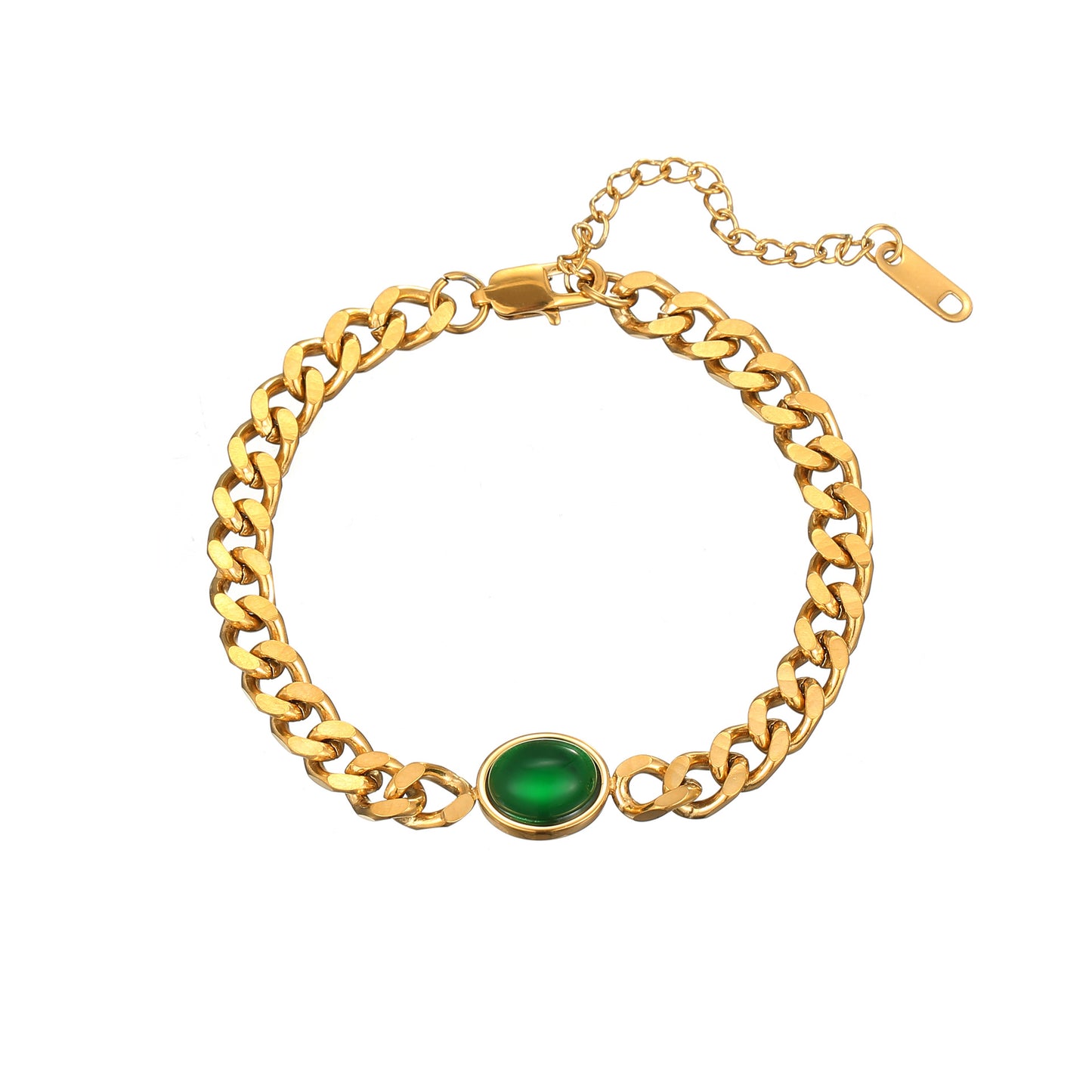 Ensemble en acier inoxydable, colliers de chaîne de meulage de luxe légers