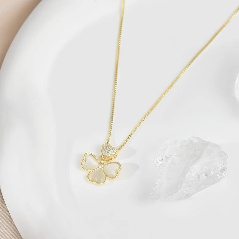 Colliers de chaîne de clavicule de tempérament de Zircon incrusté de micro femmes