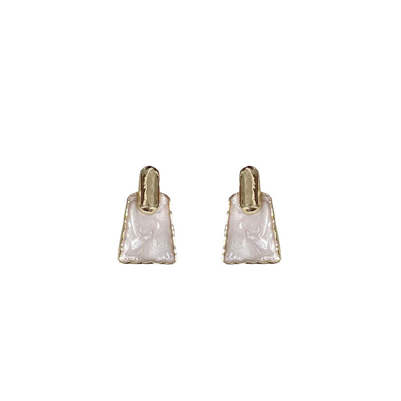 Needle Drop Oil Niche Design Female Simple Earrings