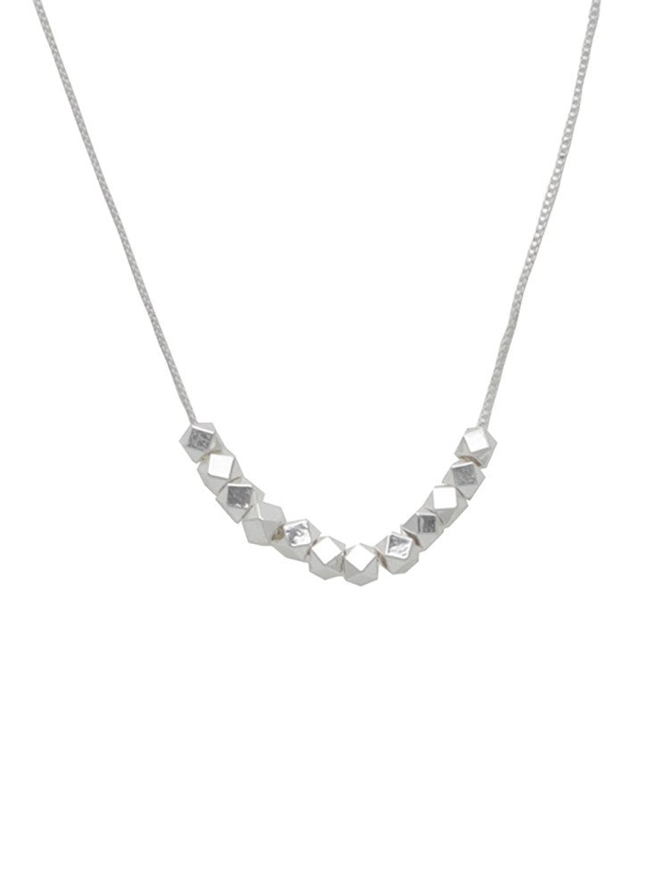 Petits morceaux de colliers en chaîne de clavicule simples en argent