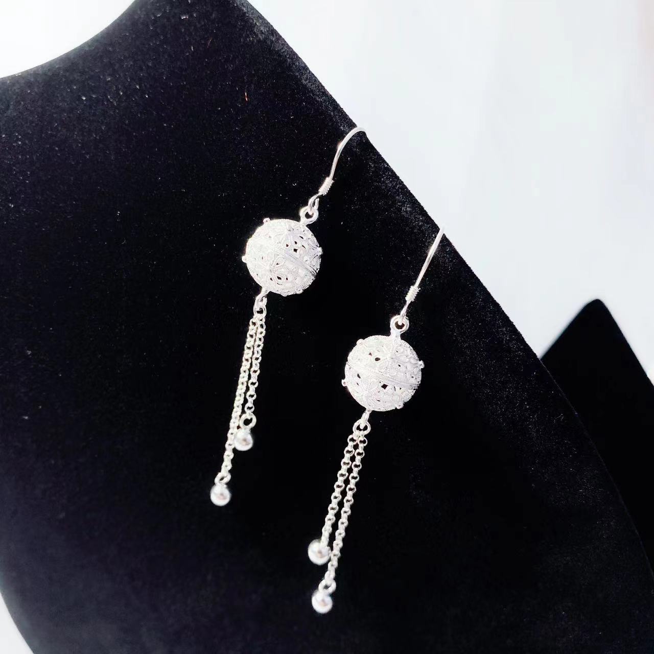 Boucles d'oreilles de luxe légères artisanales de Style féminin