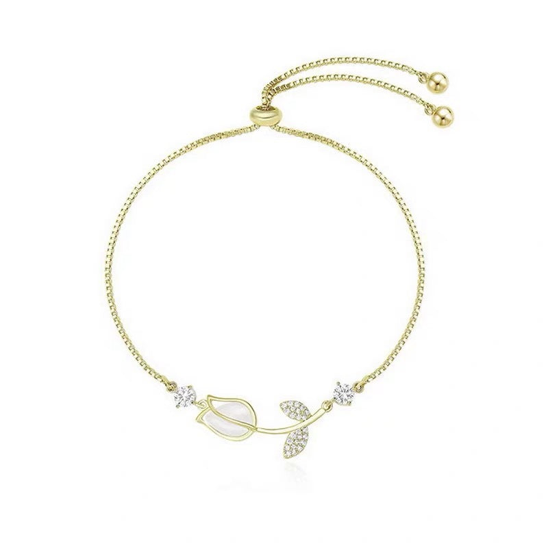 Women's Telescopic Diamond Claw Chain Adjustable Simple Fashion Micro Bracelet