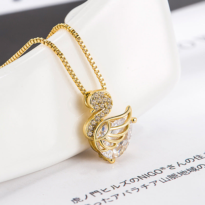 Women's Swan For Light Luxury Minority Design High-grade Necklaces