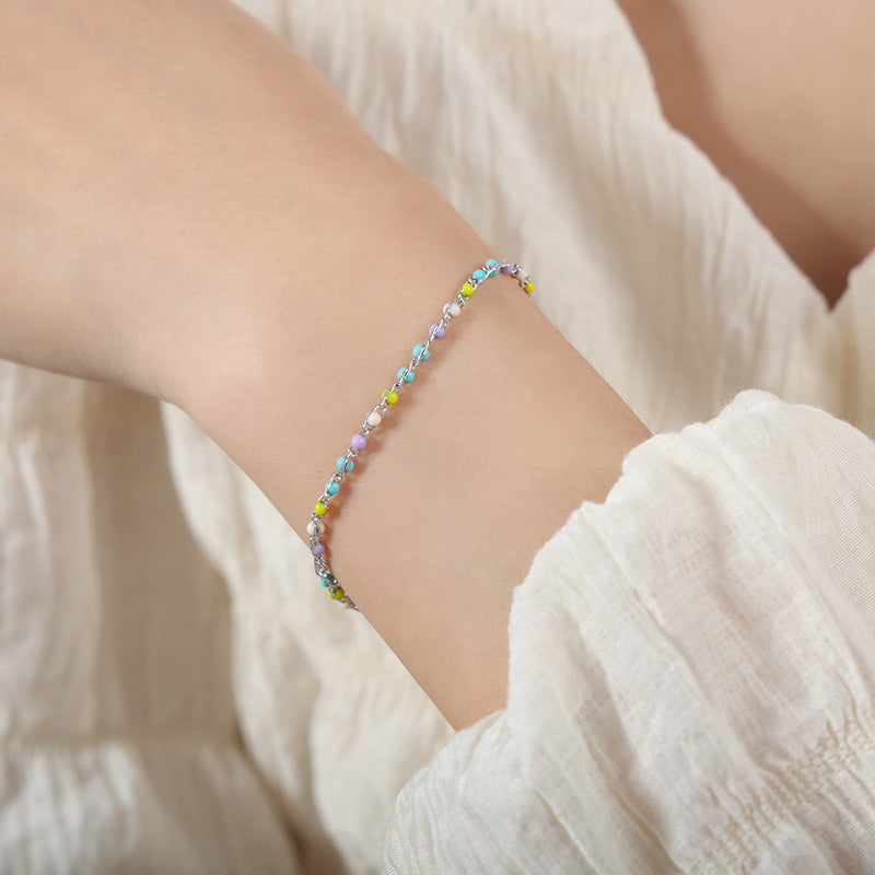 Colliers de perles faits à la main simples High Sense pour femmes