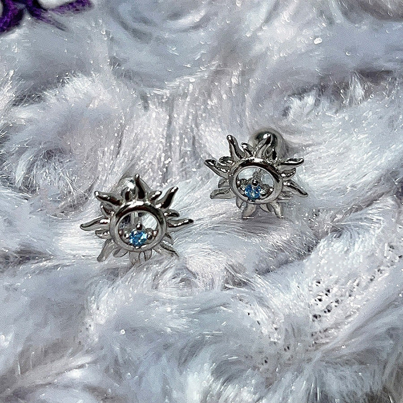 Ear Female Retro Affordable Luxury Inlaid Earrings