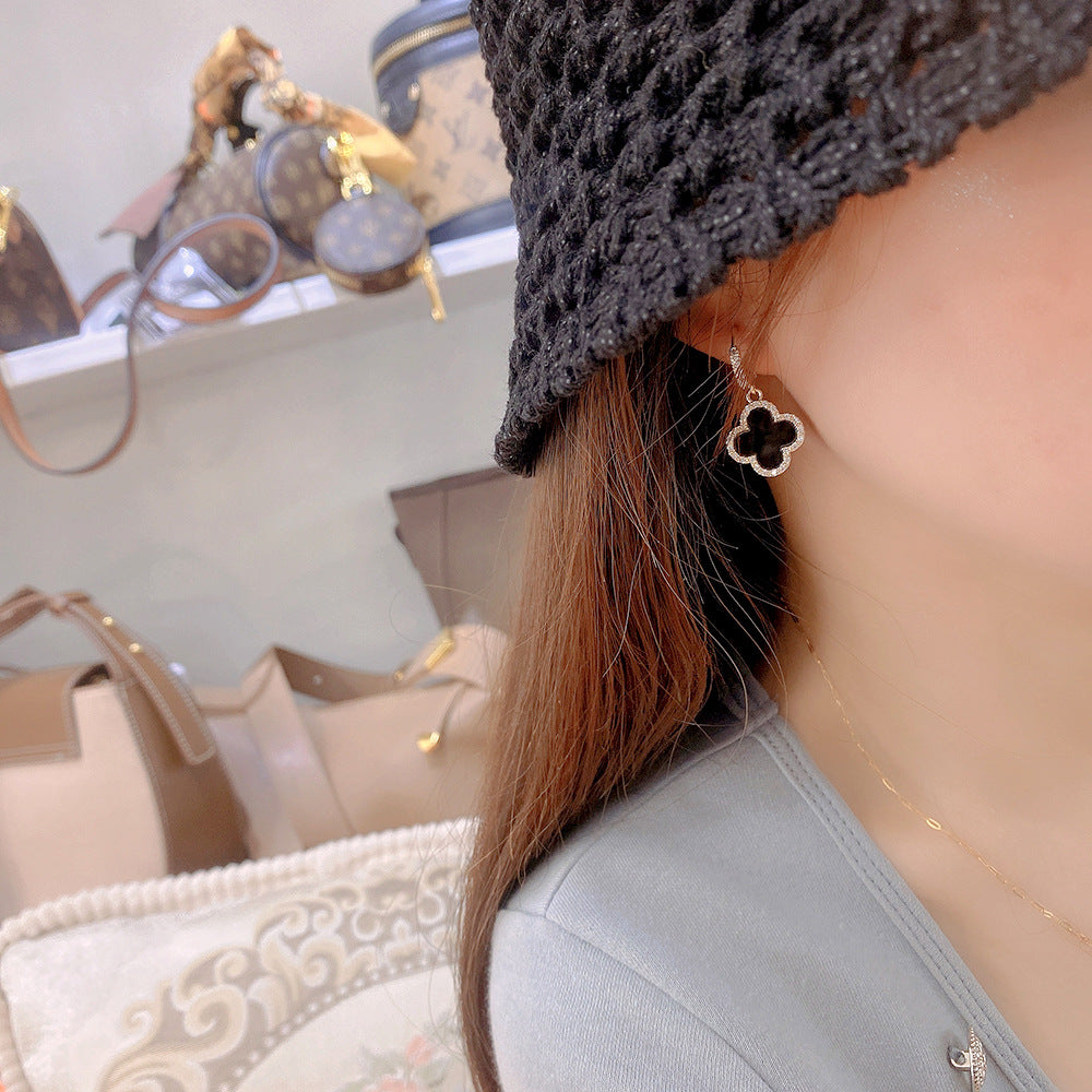 Of Life Red Live Broadcast Ornament Earrings