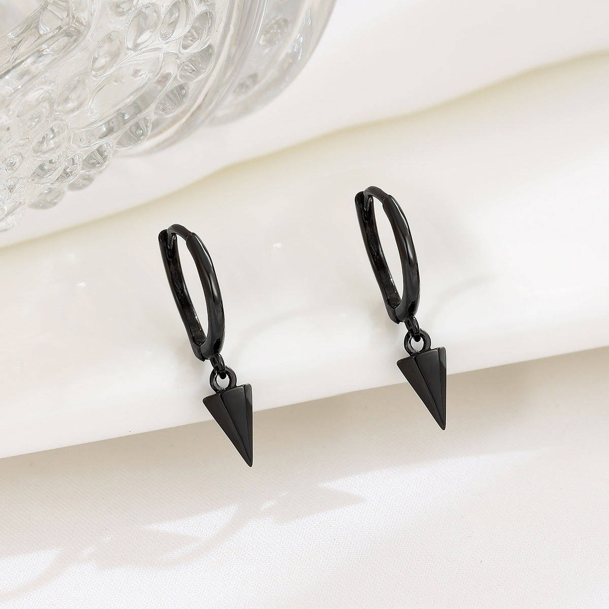 Women's Personalized Minority Sterling Sier Ornament Geometric Earrings